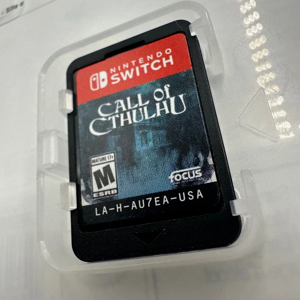 Call Of Cthulhu (Nintendo Switch, 2019 ) w/ Case Horror Focus Home Interactive